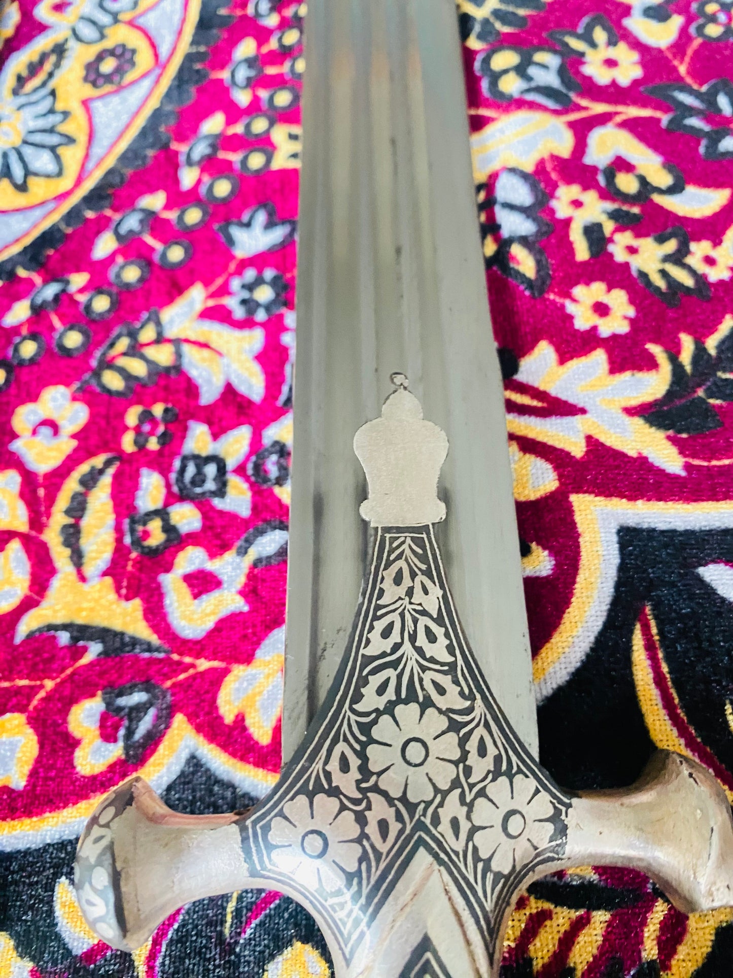 Sirohi with silver work on Hilt