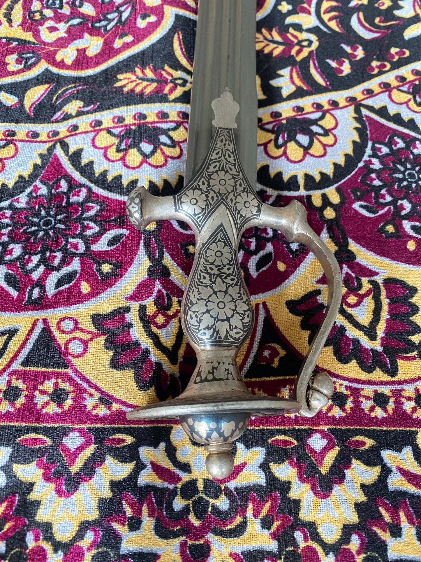 Sirohi with silver work on Hilt