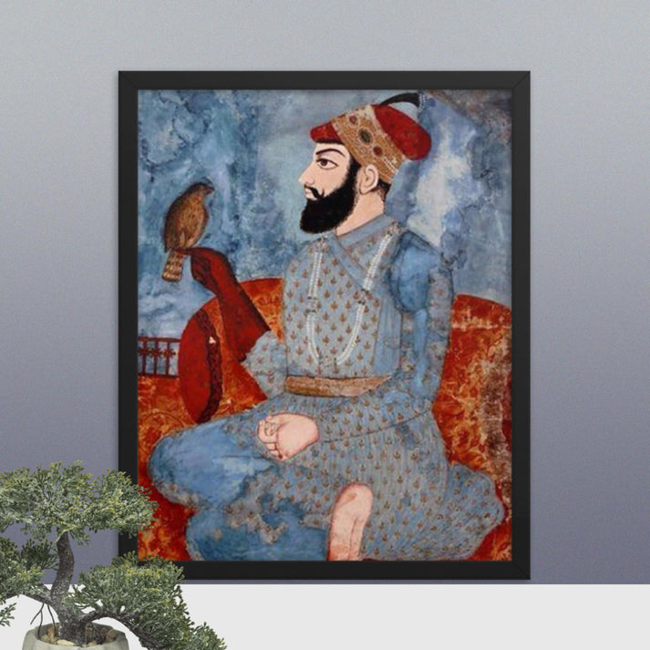 Portrait of Guru Tegh Bahadur (Framed Print)