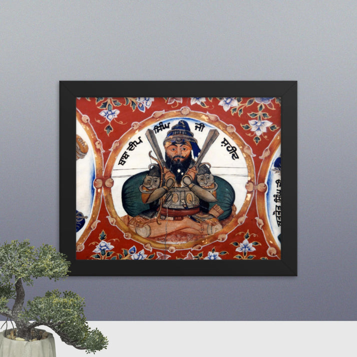 Baba Deep Singh Shaheed (Framed Print)